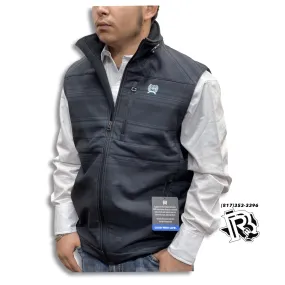 “ Tucker “ |CINCH MEN VEST BLACK TEAL LETTERS MWV1515014