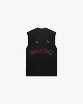 247 London Oversized Tank - Black