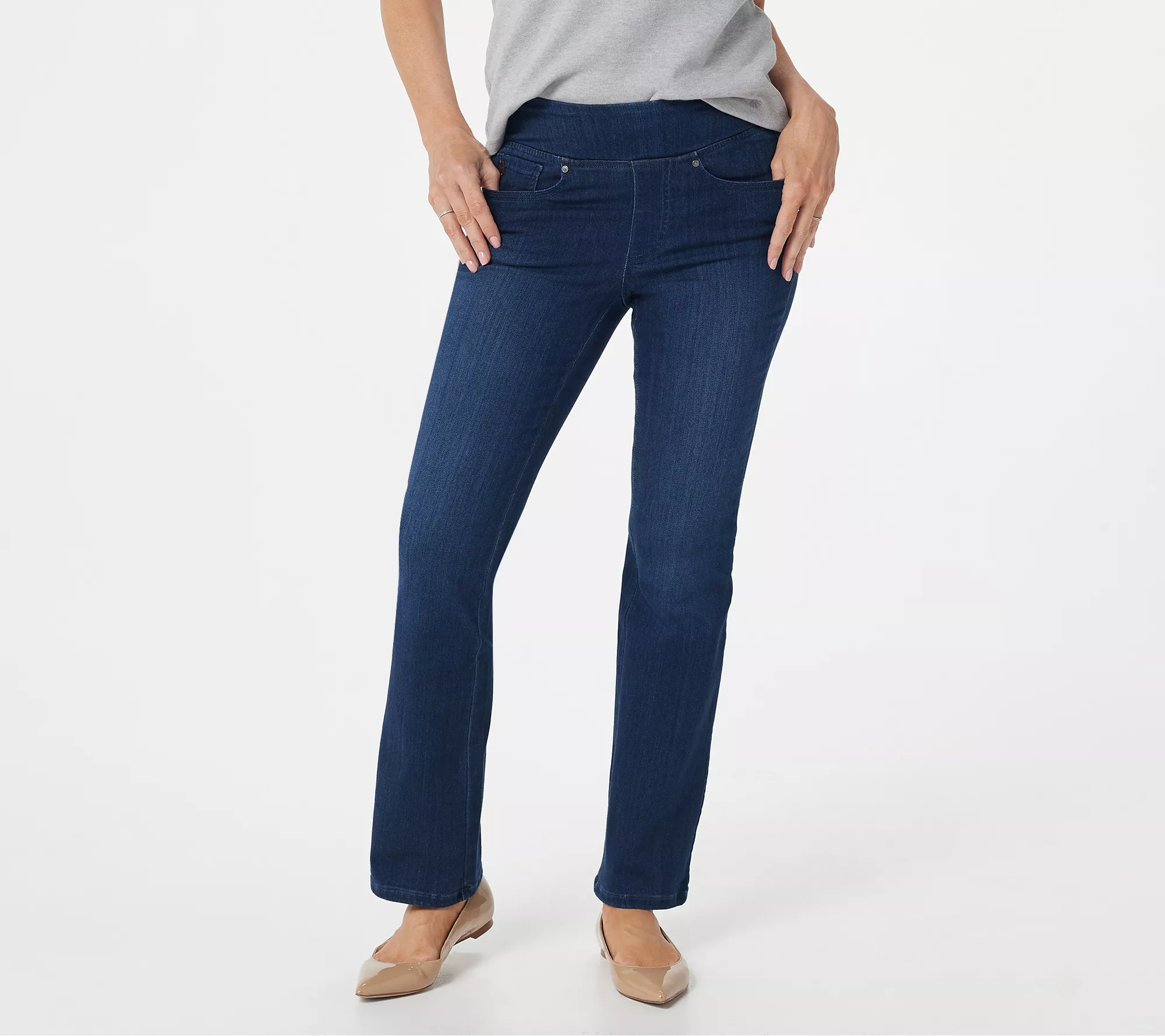 "As Is" Belle by Kim Gravel Regular Primabelle Boot-Cut Jeans