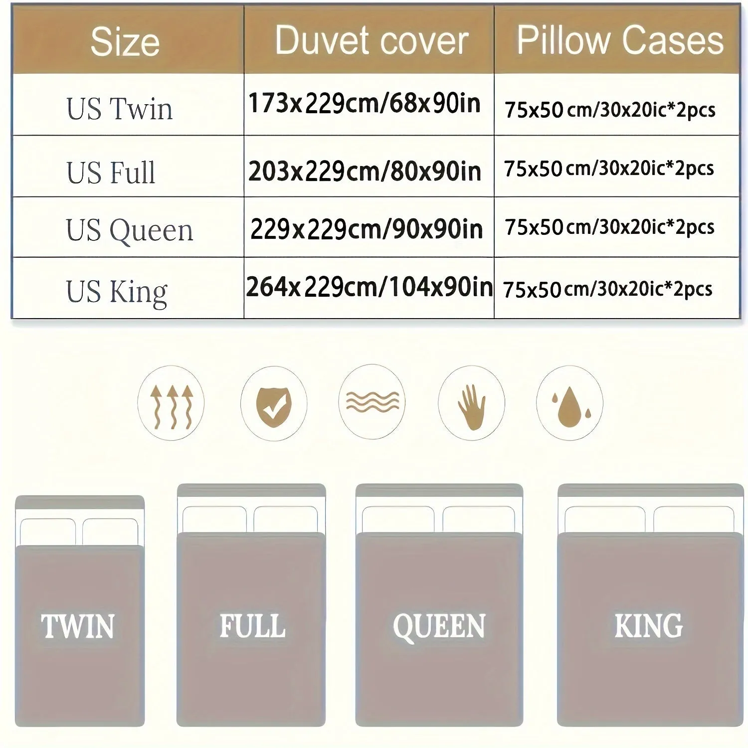 3pcs Duvet Cover Set (1*Duvet Cover + 2*Pillowcase, Without Core), Southwestern Print Bedding Set