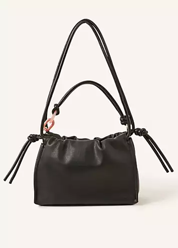 Accessorize Ruched Small Shoulder Bag | Kaleidoscope