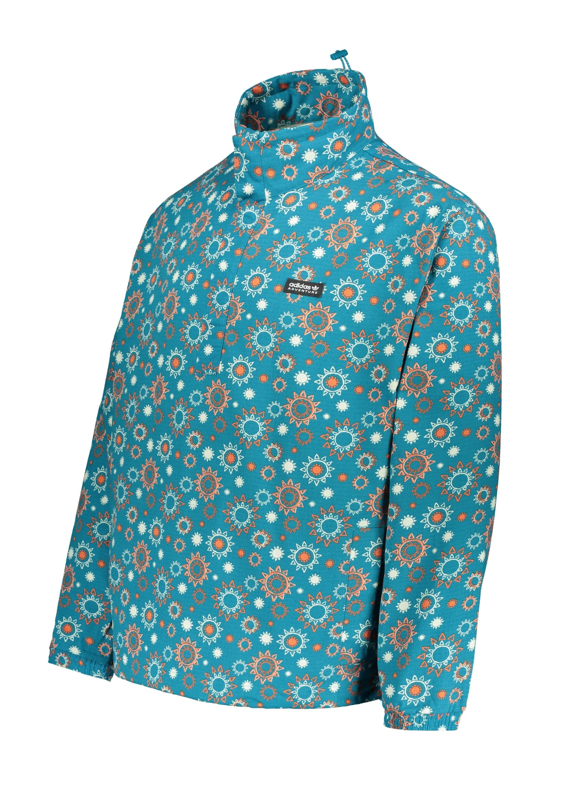 Adidas Adventure Natures Awakening All Over Print Jacket- Blue