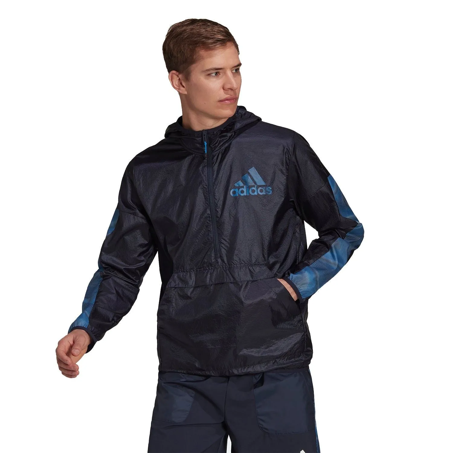 adidas AEROREADY Seasonals Sport Windbreaker - Legend Ink Navy