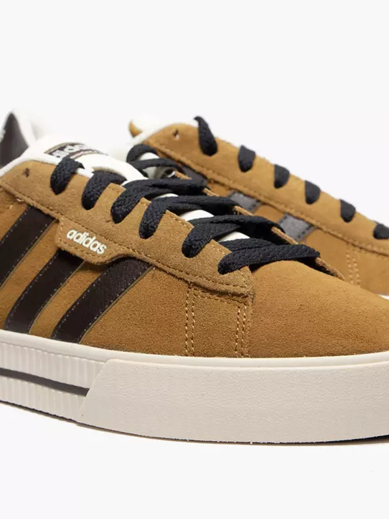 adidas Core  Daily 3.0 Bronze/Dark Brown Lace Up Trainers