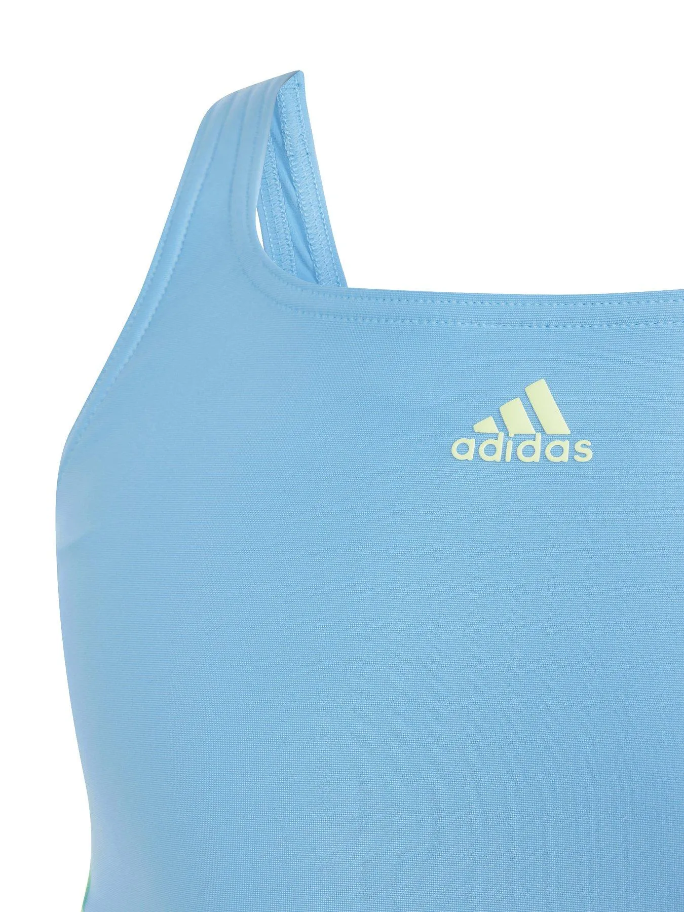 adidas Junior Girls 3 Stripe Bikini - BLUE