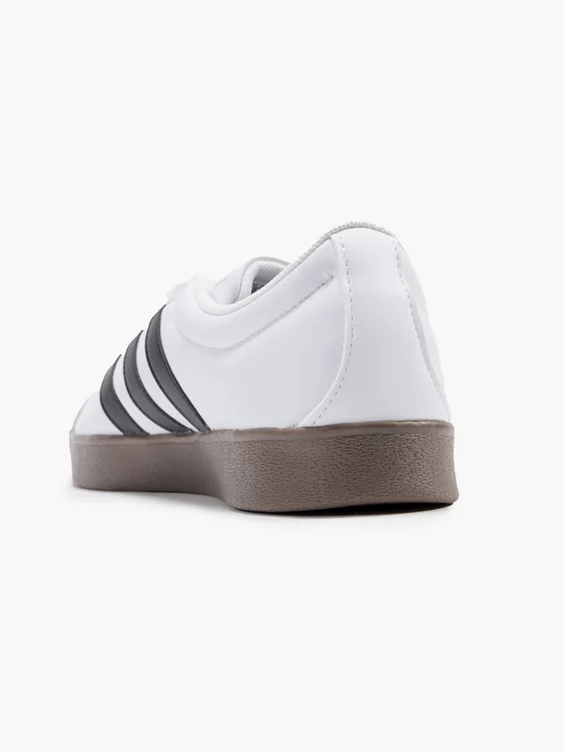 adidas  Men's White/Brown/Black VL Court Base Trainers