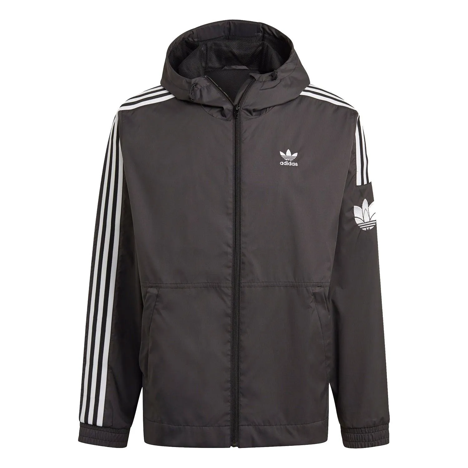 adidas Originals 3D Trefoil Windbreaker - Black