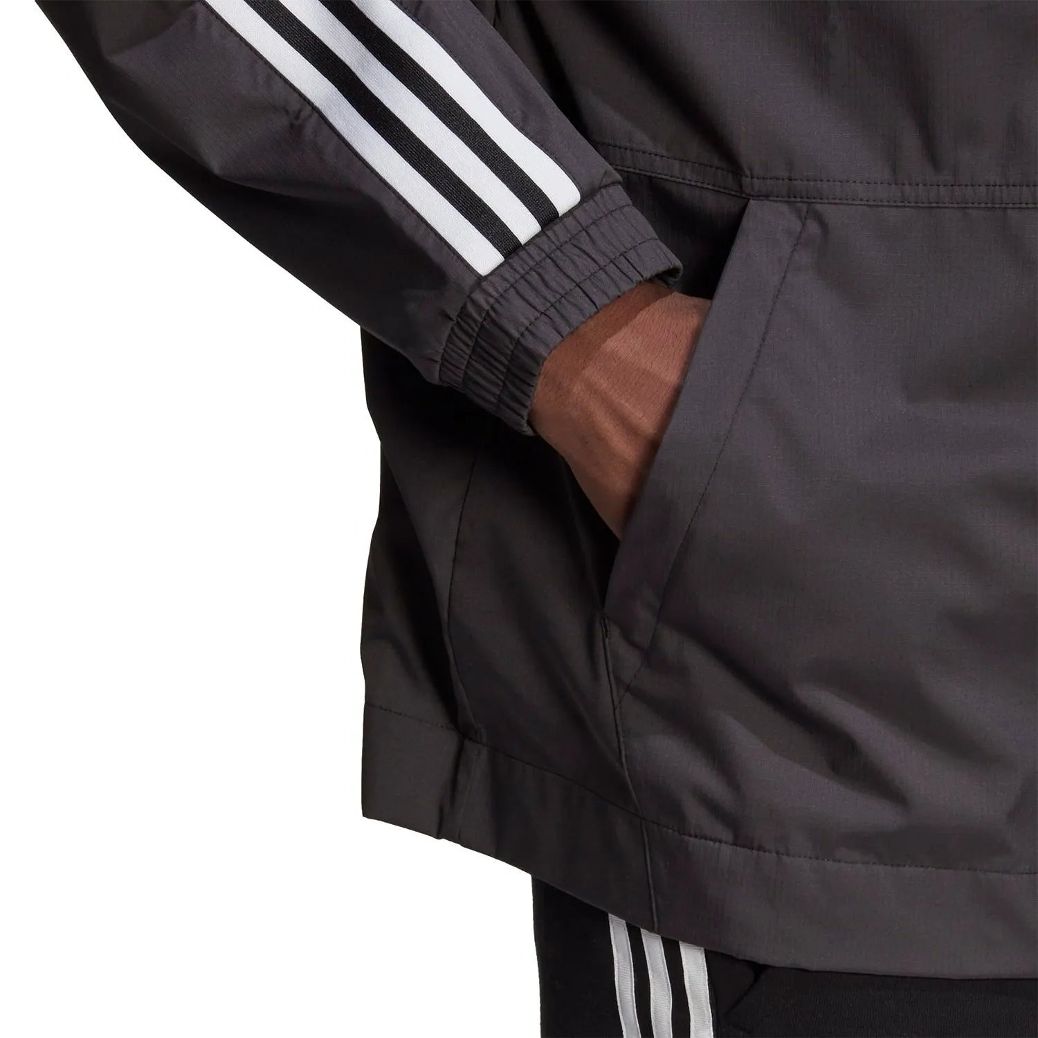 adidas Originals 3D Trefoil Windbreaker - Black