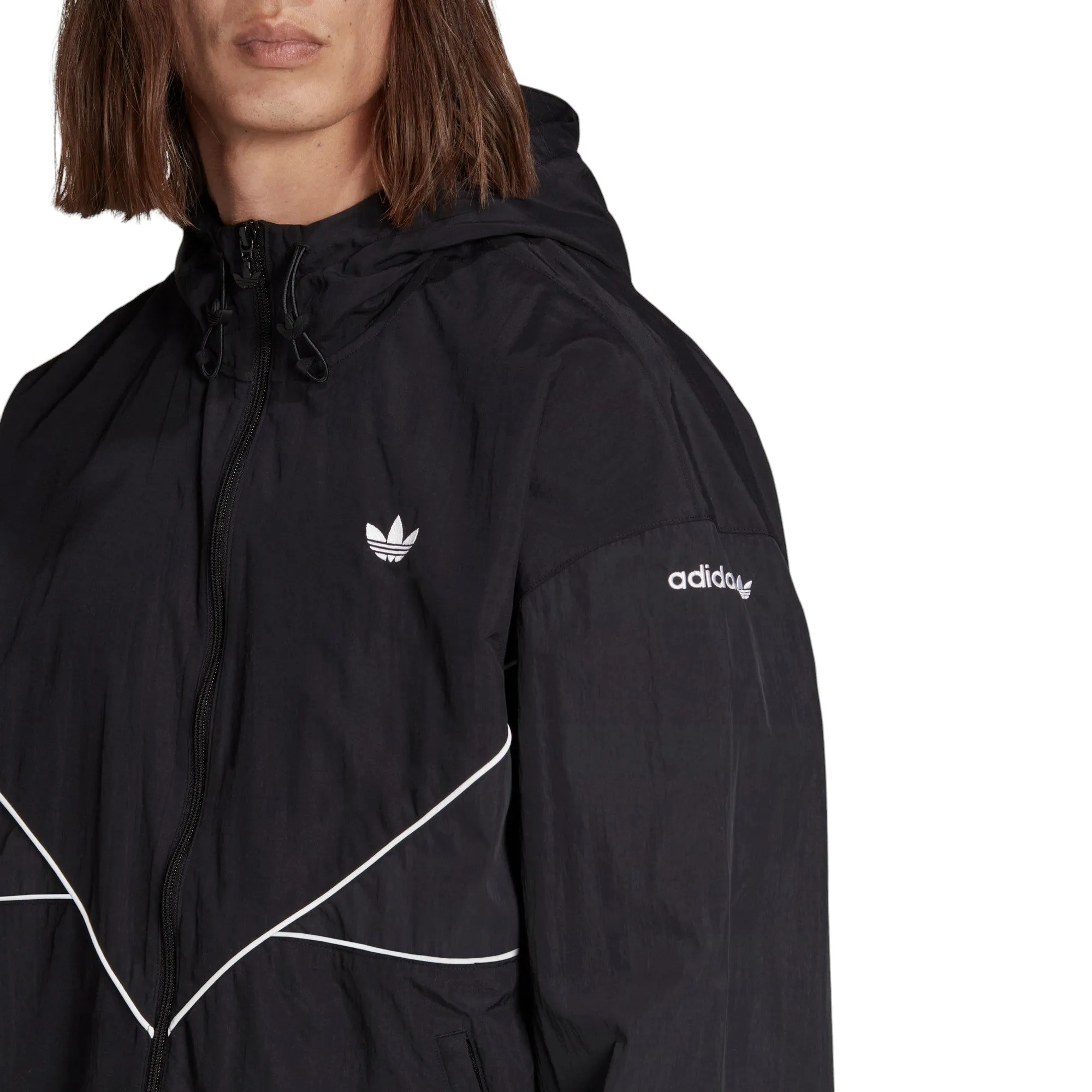 adidas Originals Adicolor Seasonal Archive Windbreaker - Black / White