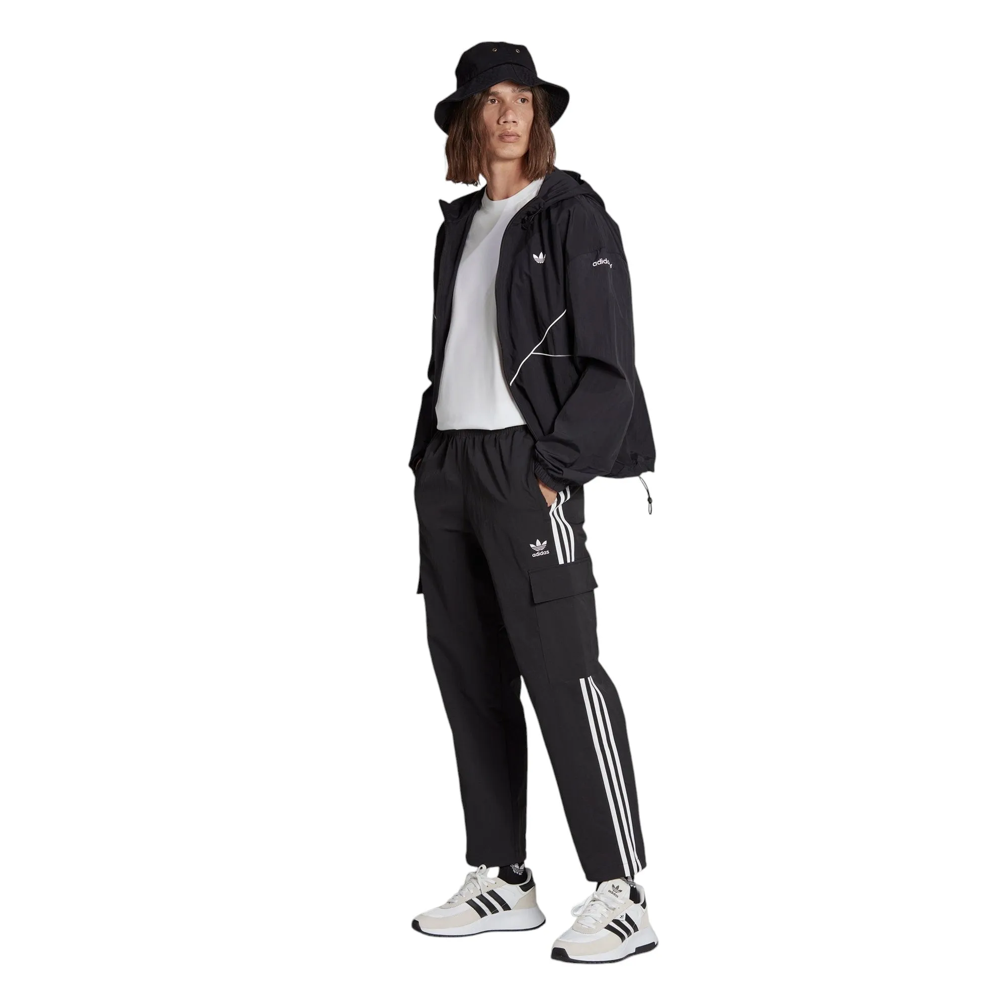 adidas Originals Adicolor Seasonal Archive Windbreaker - Black / White