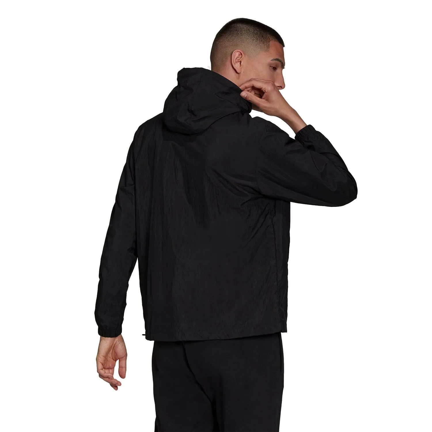 adidas Originals Adicolor Shattered Trefoil Windbreaker - Black