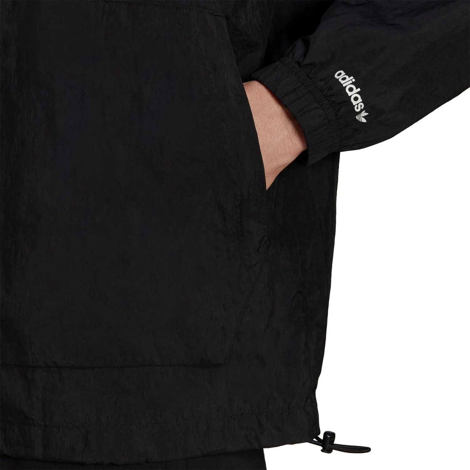 adidas Originals Adicolor Shattered Trefoil Windbreaker - Black