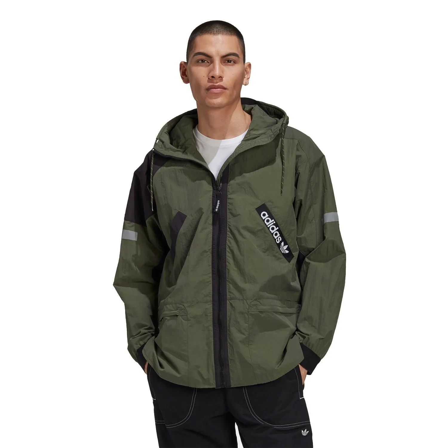 adidas Originals ADV Zip Windbreaker - Base Green