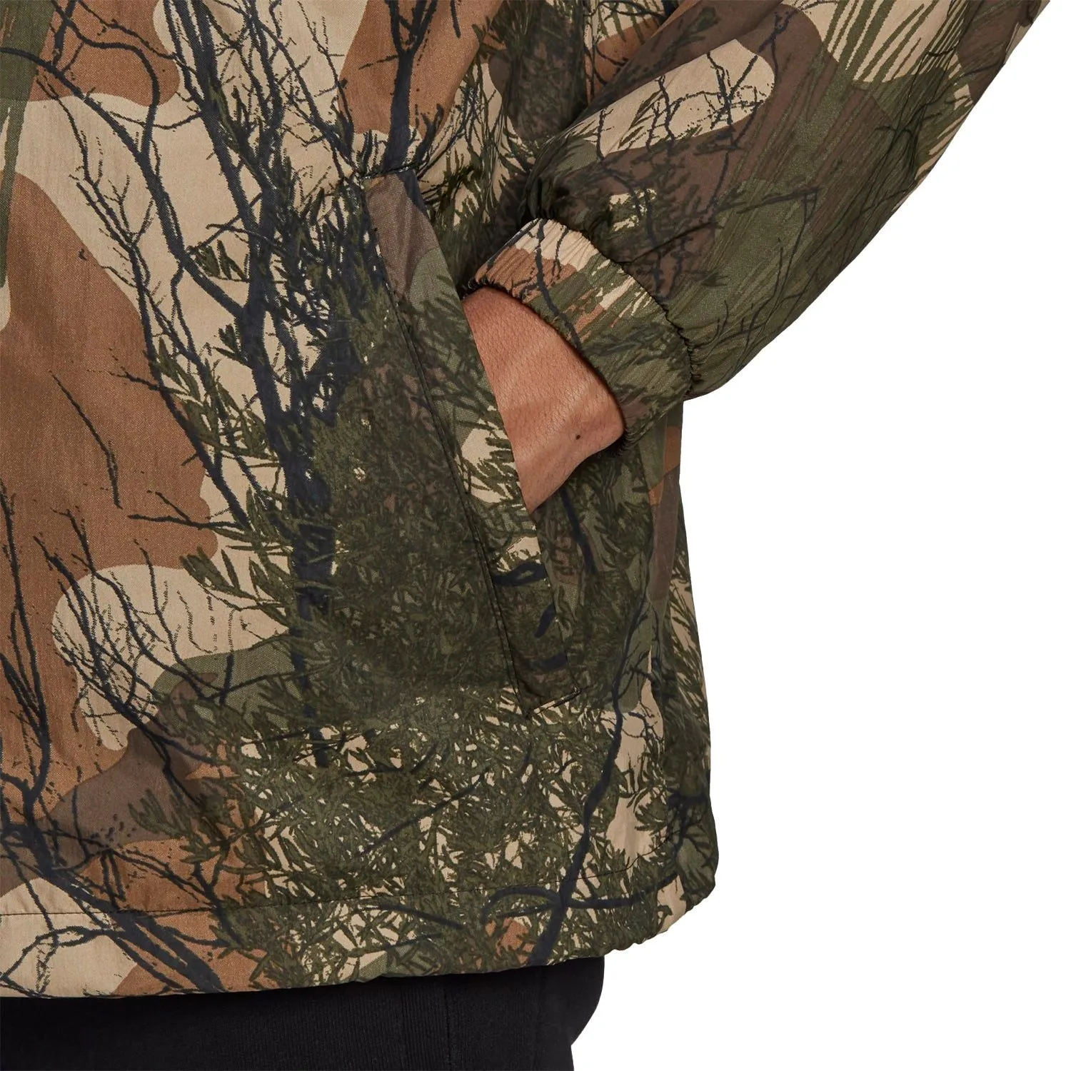 adidas Originals Regen Blocked Shell Camo Windbreaker - Brown