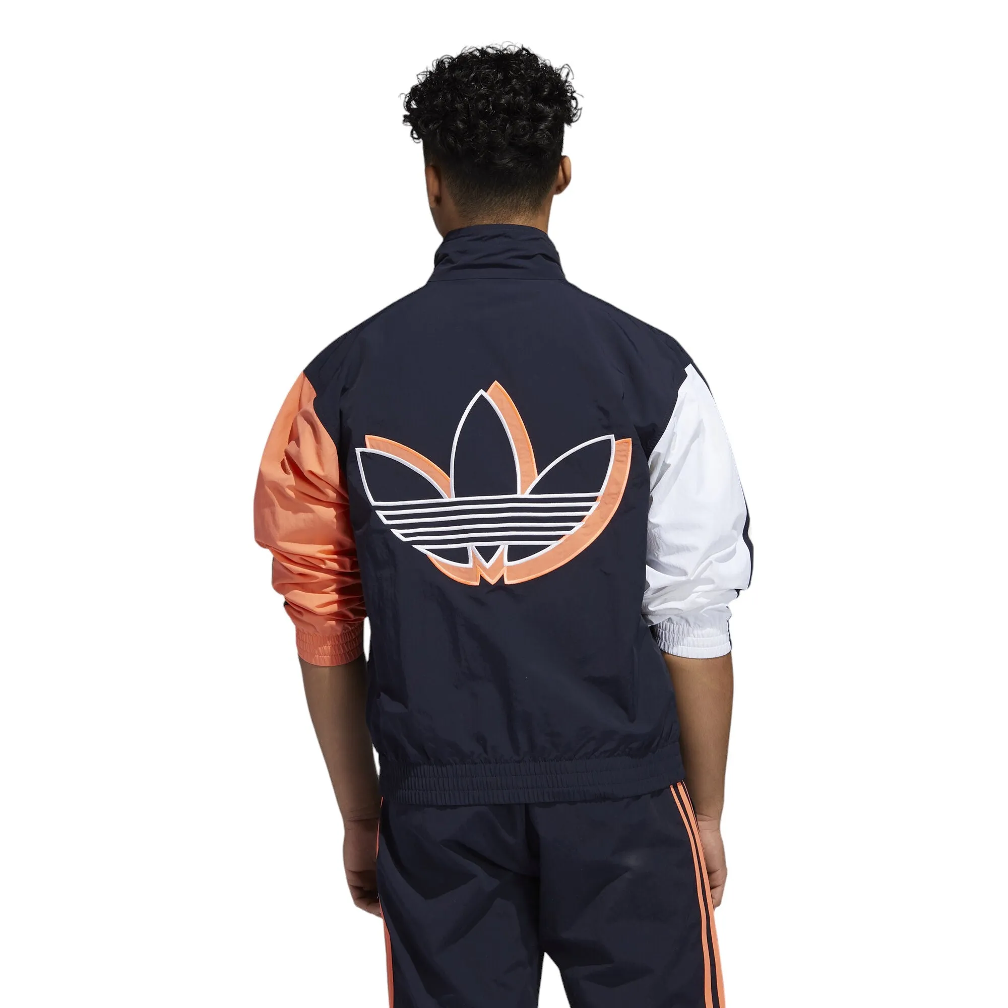 adidas Originals Shadow Trefoil Windbreaker - Blue