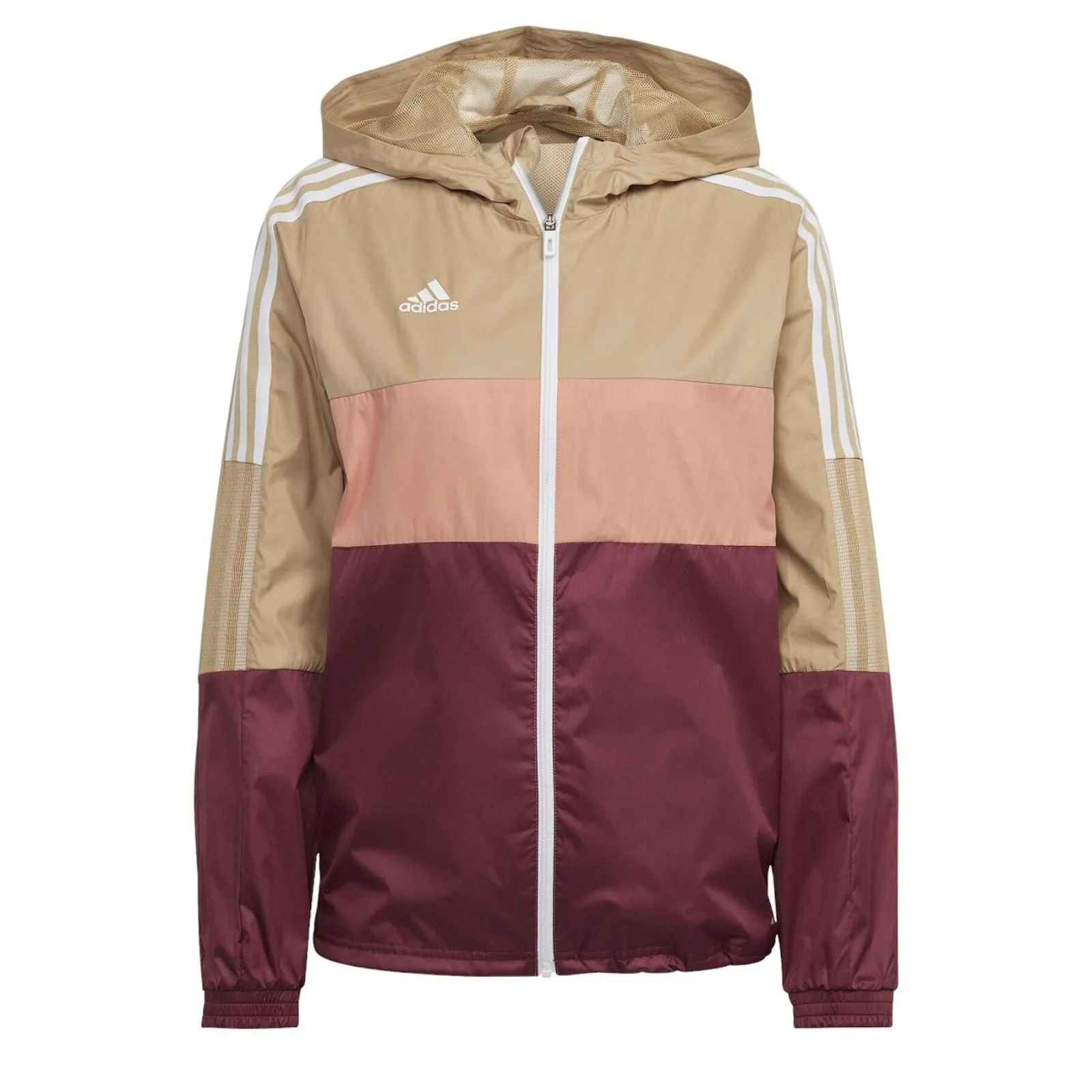 adidas Womens Tiro Winterized Windbreaker - Beige