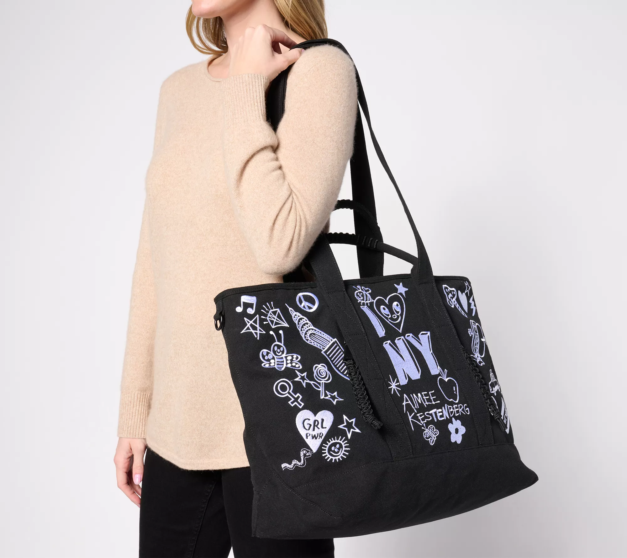 Aimee Kestenberg I Scream Be Your Own Muse Large Tote