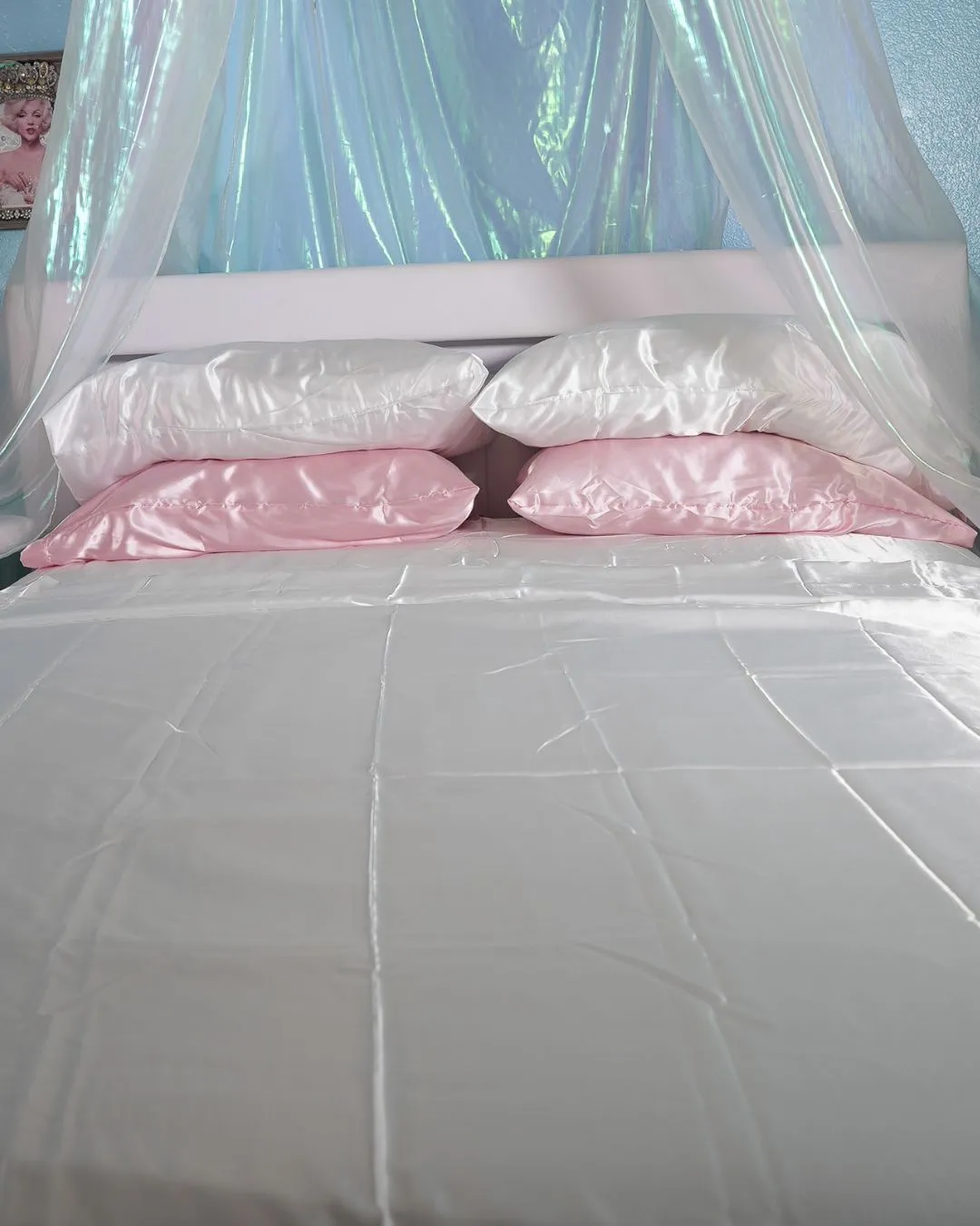 Amelia White Duvet Cover