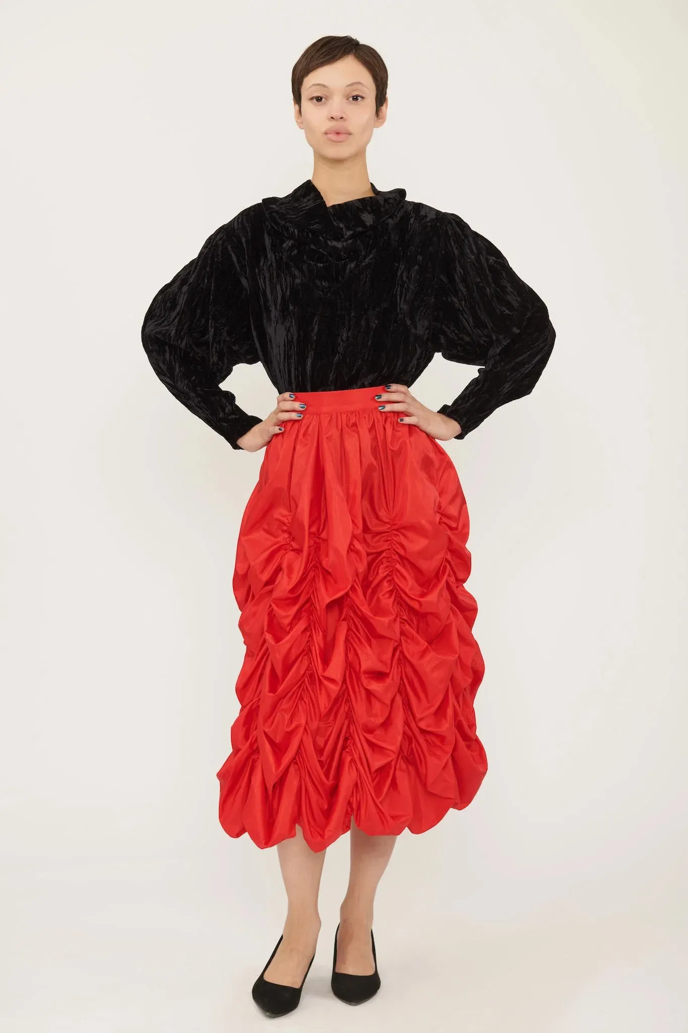    Anja Skirt in Apple Red      