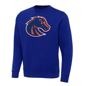 Antigua Boise State Broncos Royal Big & Tall Victory Pullover Sweatshirt