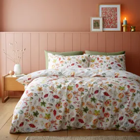 Autumn Pumpkins Reversible Duvet Cover Set