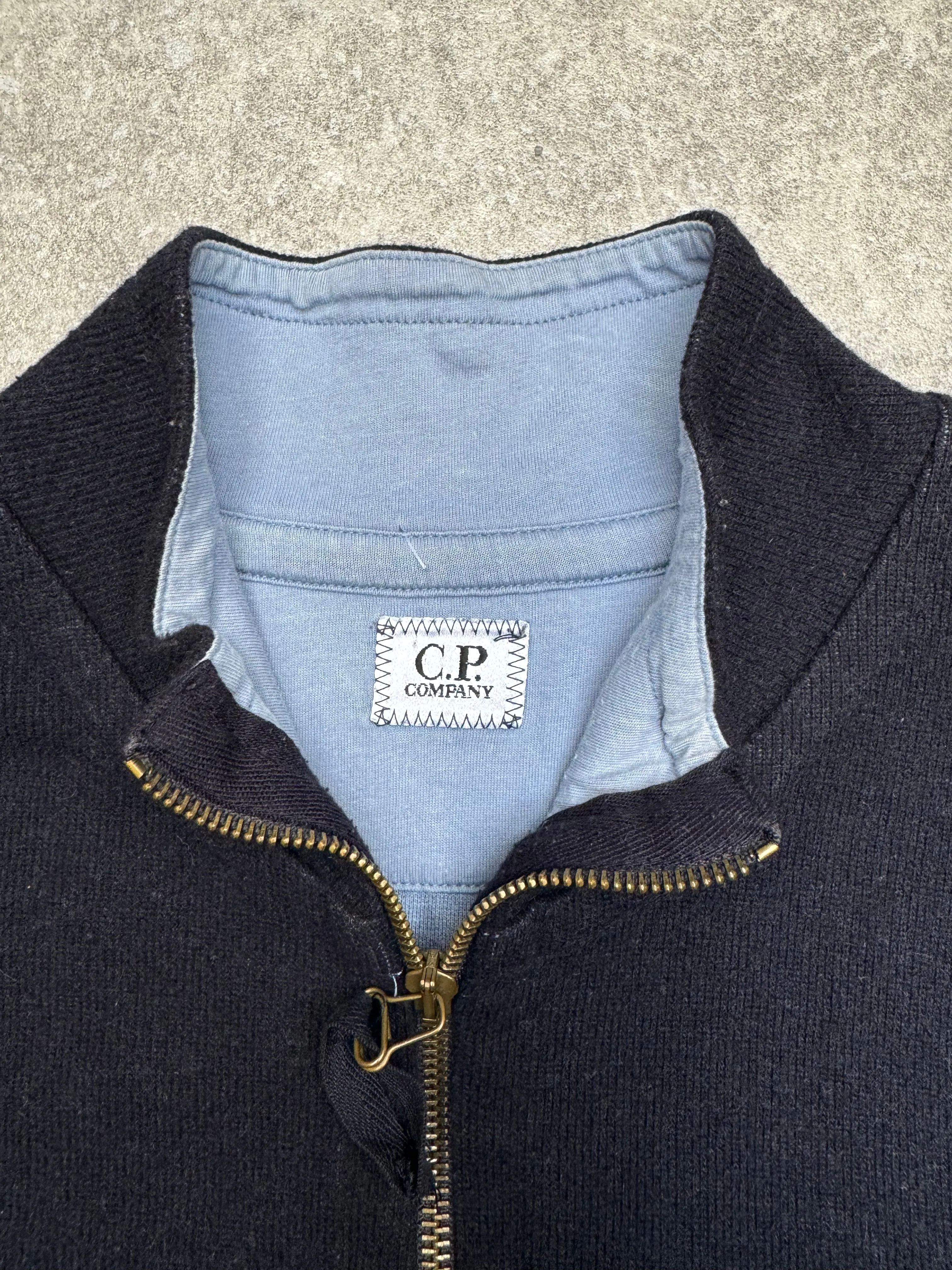 A/W1986 C.P. Company Pocket Detail Wool Blended Zip-up Cardigan