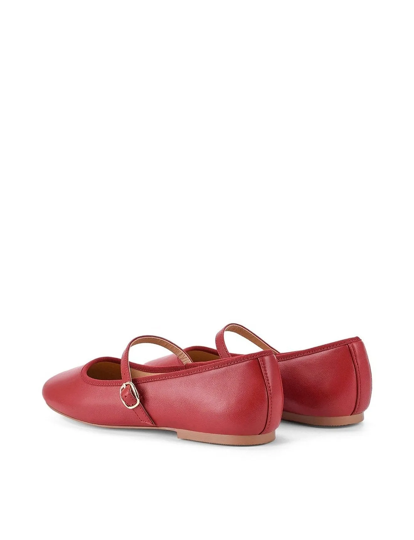 Bailey Flats - Red Leather