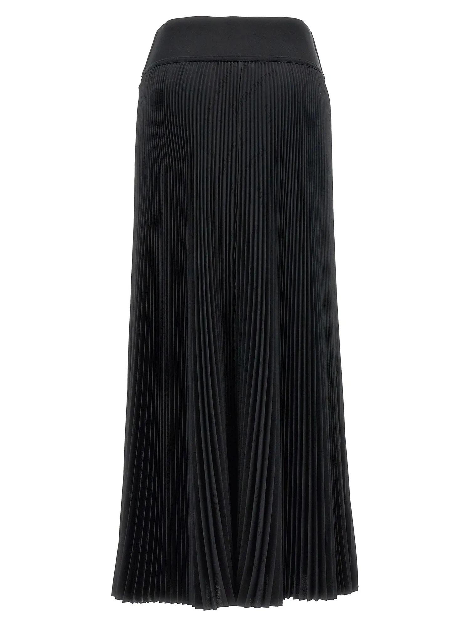 Balenciaga    Balenciaga Logo Pleated Skirt