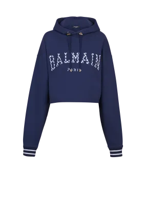 Balmain Paris gingham hoodie