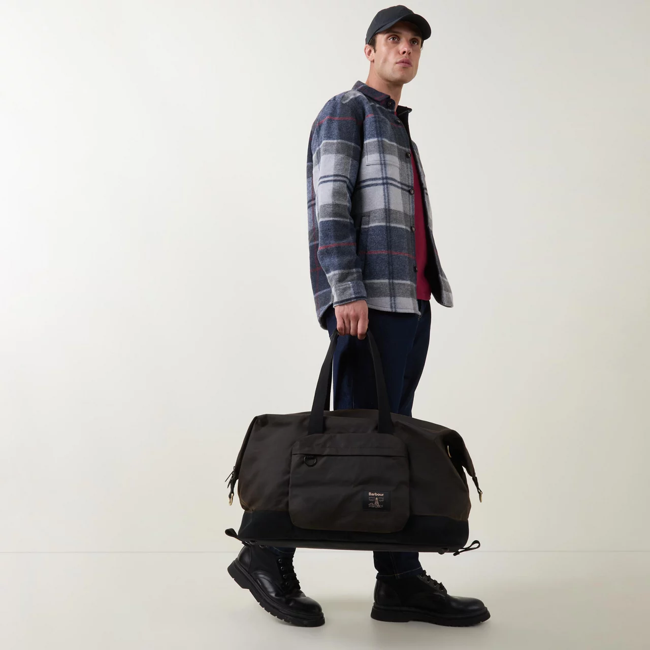 BARBOUR Field Waxed Holdall Bag - OL71