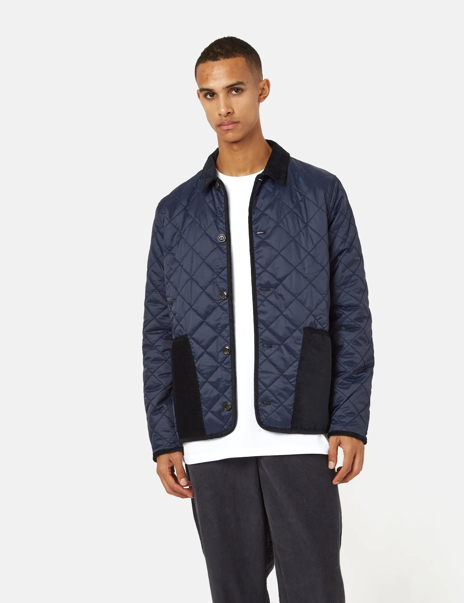 Barbour Hoxton Liddesdale Quilt Jacket - Navy Blue