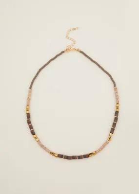 Beaded Short Necklace