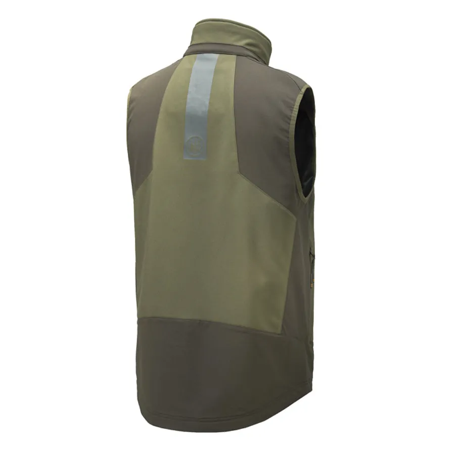 Beretta Butte Softshell Vest Moss / Brown Bark