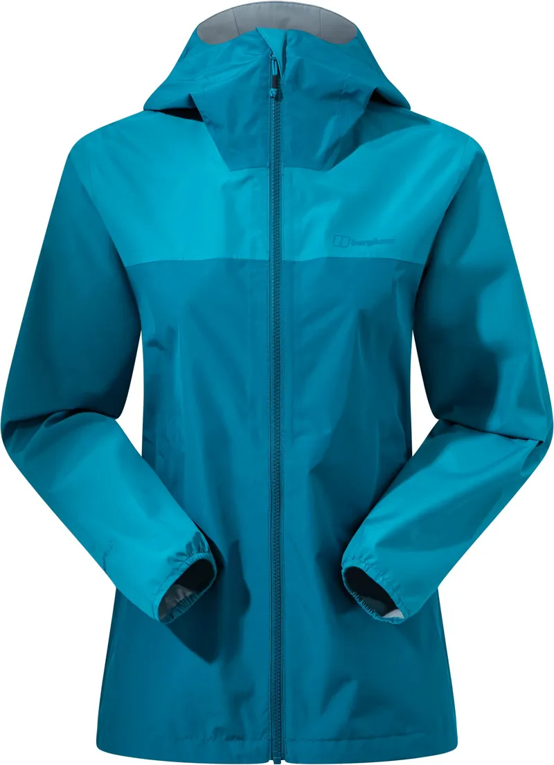 Berghaus Womens Deluge Pro 3.0 Jacket - Deep Ocean-Jungle Jewel