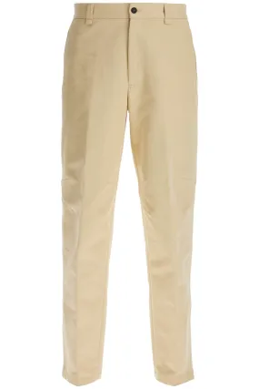 BIKER GABARDINE TROUSERS