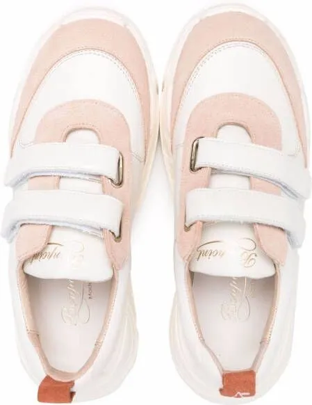 Bonpoint Ace touch-strap chunky sneakers White