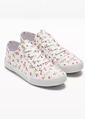 bonprix Casual Floral Trainers | Grattan