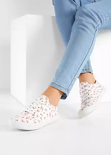 bonprix Casual Floral Trainers | Grattan