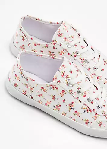 bonprix Casual Floral Trainers | Grattan