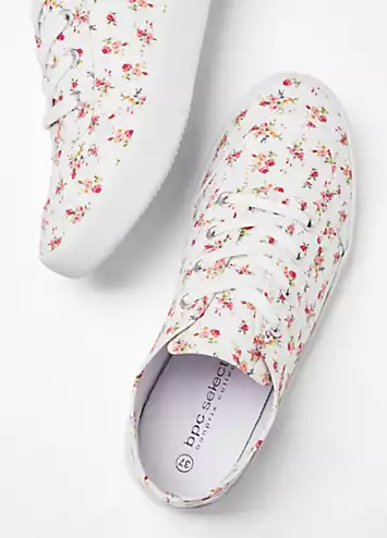 bonprix Casual Floral Trainers | Grattan