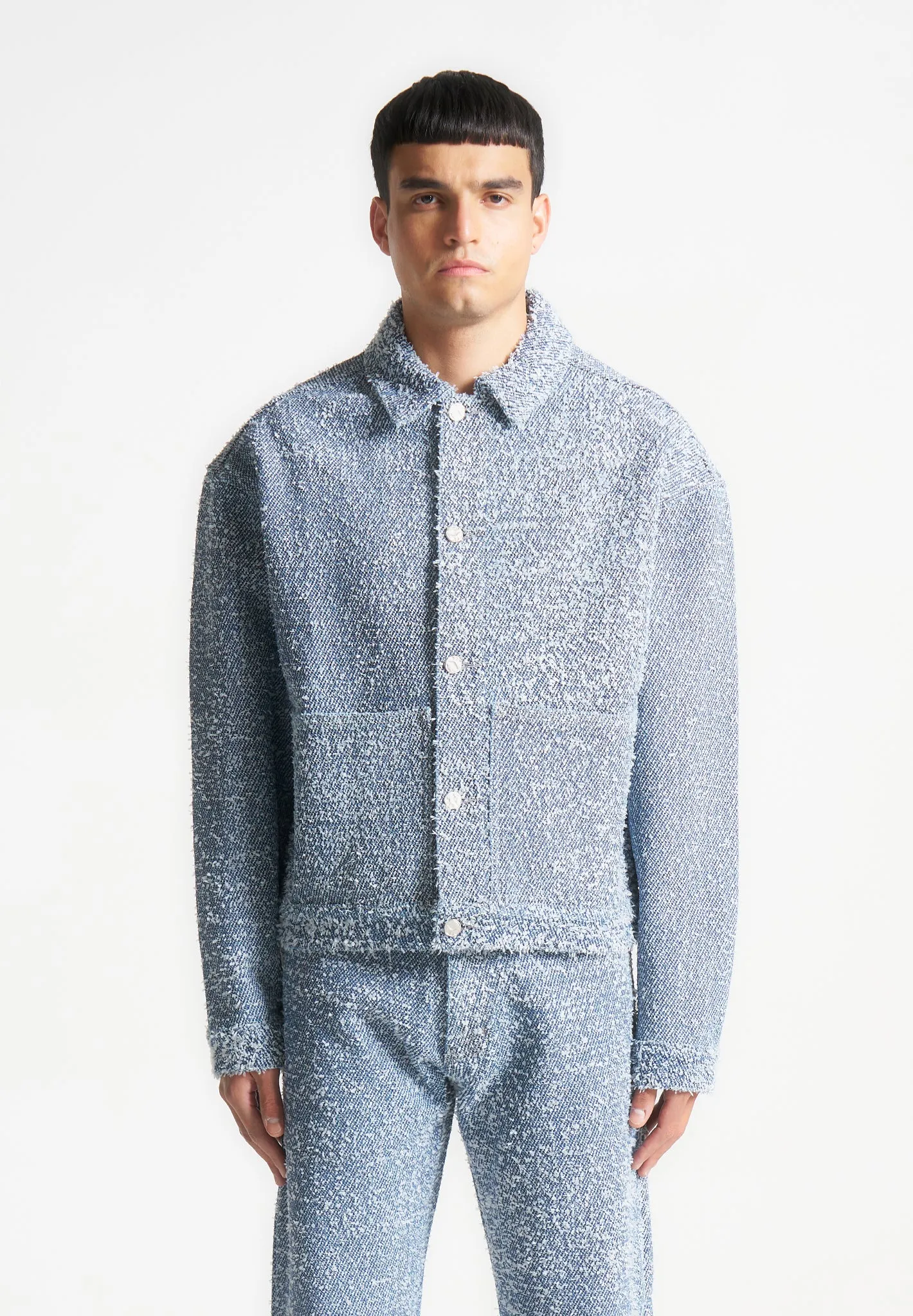 Boucle Carpenter Jacket - Blue