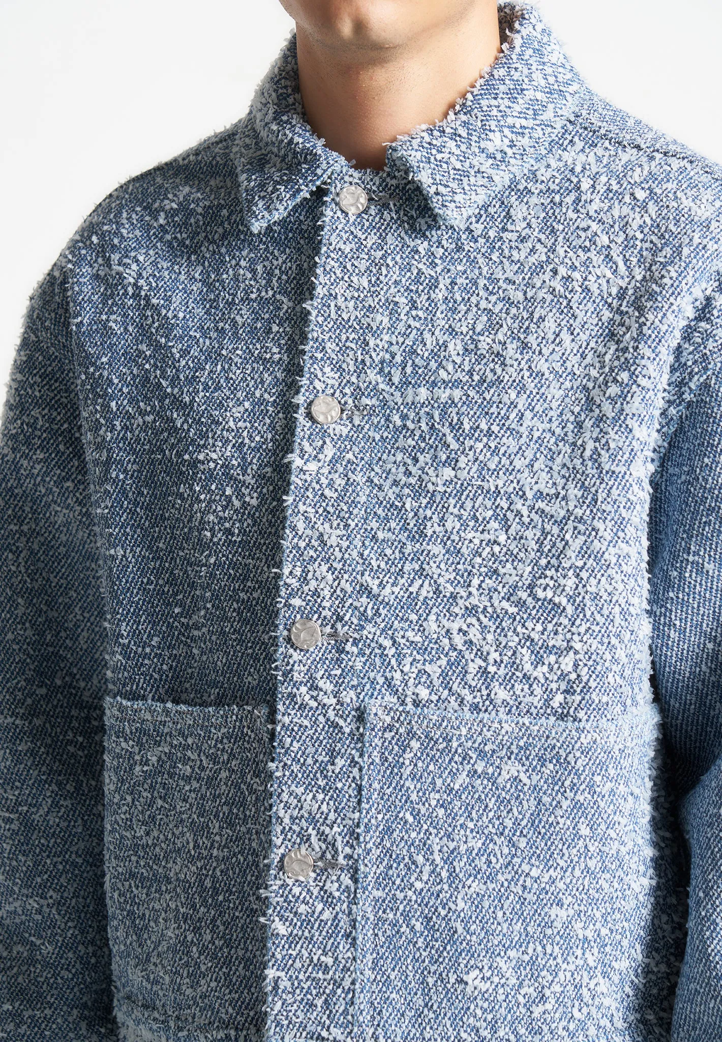 Boucle Carpenter Jacket - Blue