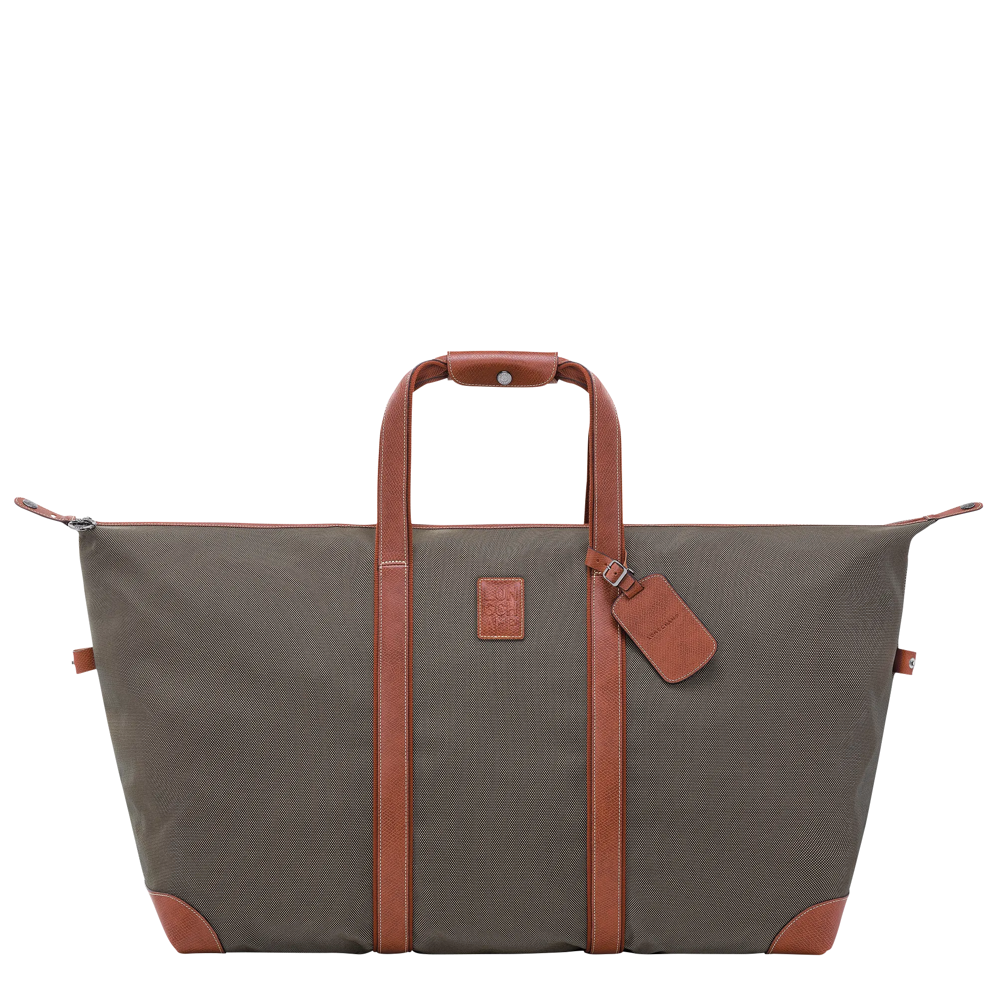 Boxford L Travel bag Brown - Recycled canvas