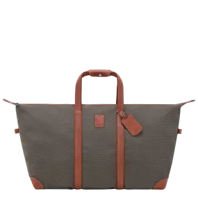 Boxford L Travel bag Brown - Recycled canvas