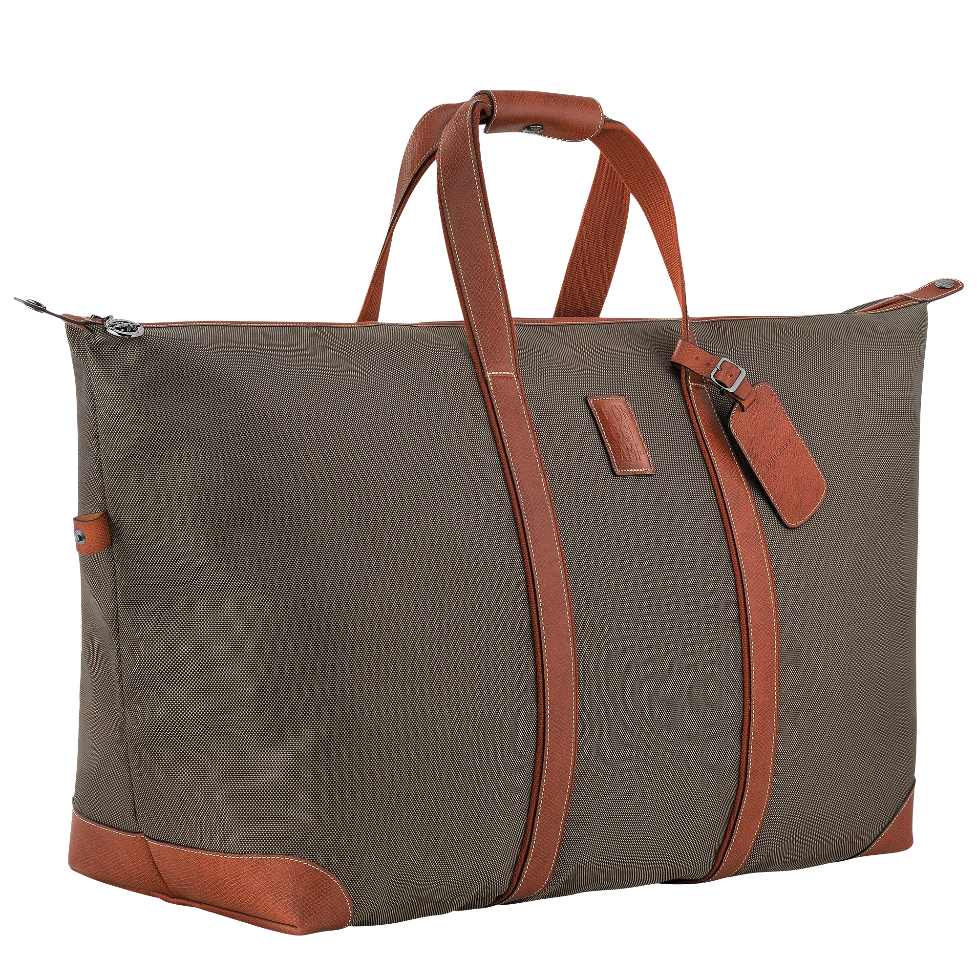 Boxford L Travel bag Brown - Recycled canvas