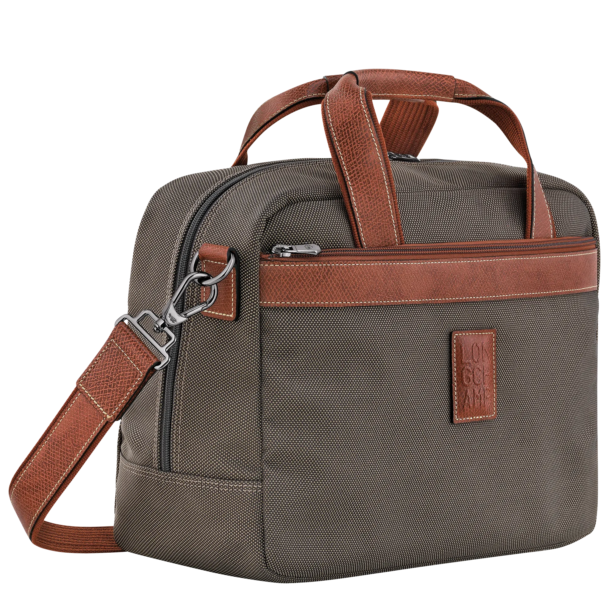 Boxford S Travel bag Brown - Recycled canvas