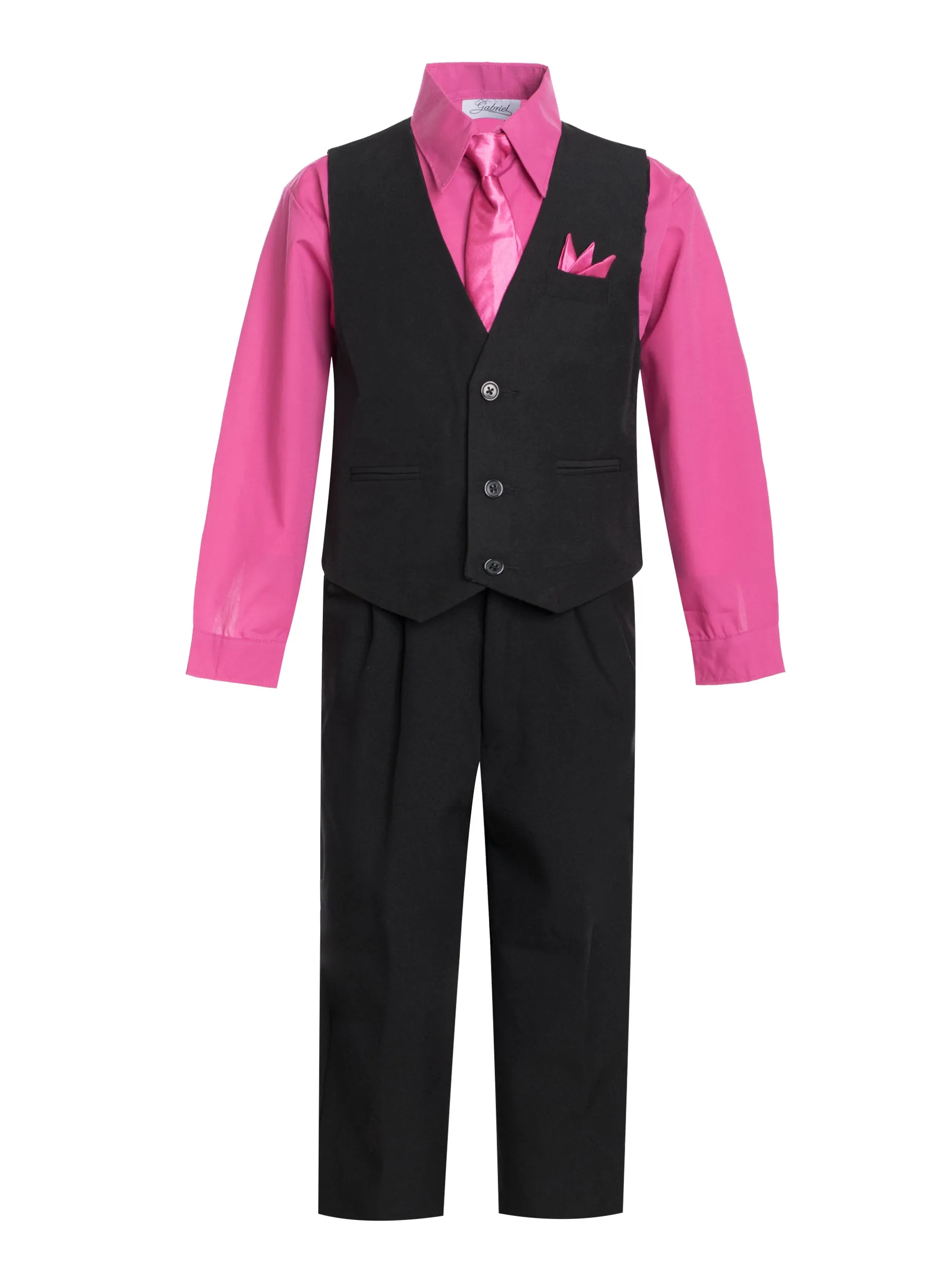 Boys formal vest set with tie (4 pcs)