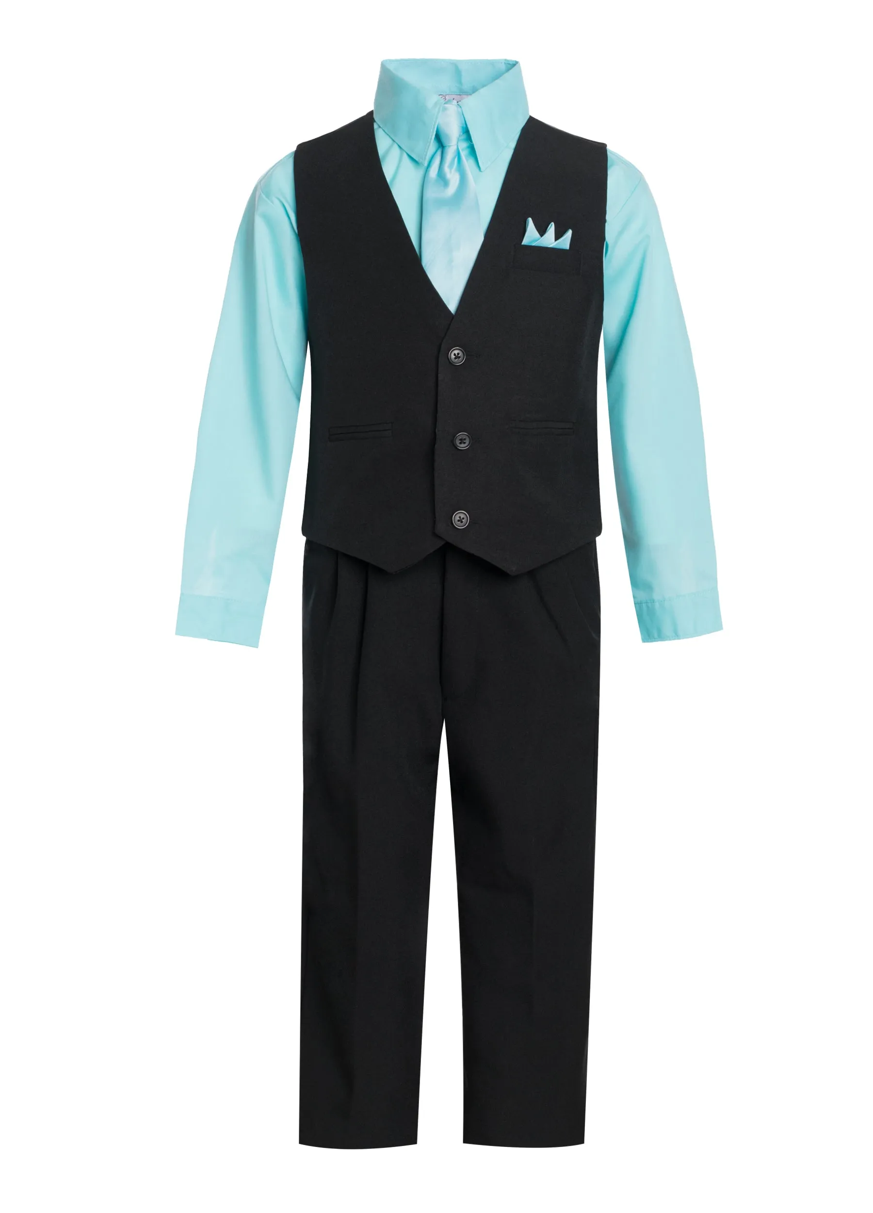 Boys formal vest set with tie (4 pcs)