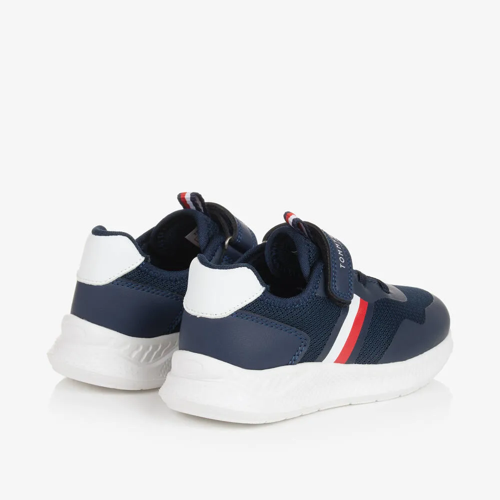 Boys Navy Blue Velcro Trainers