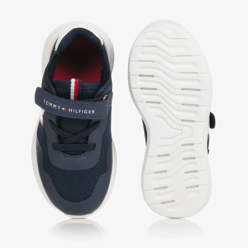 Boys Navy Blue Velcro Trainers